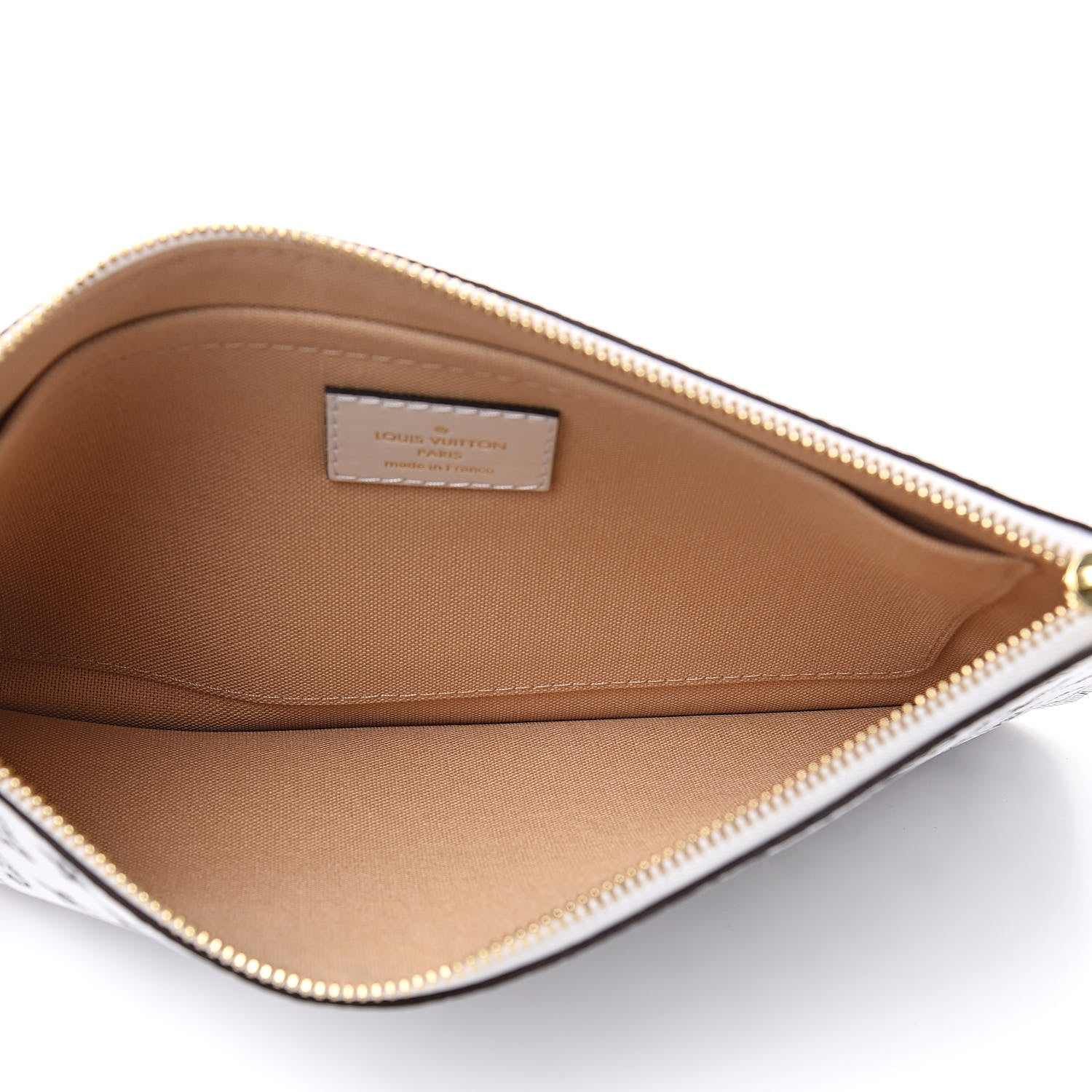 Louis Vuitton Monogram Giant Neverfull MM GM Pochette White 5 of 7