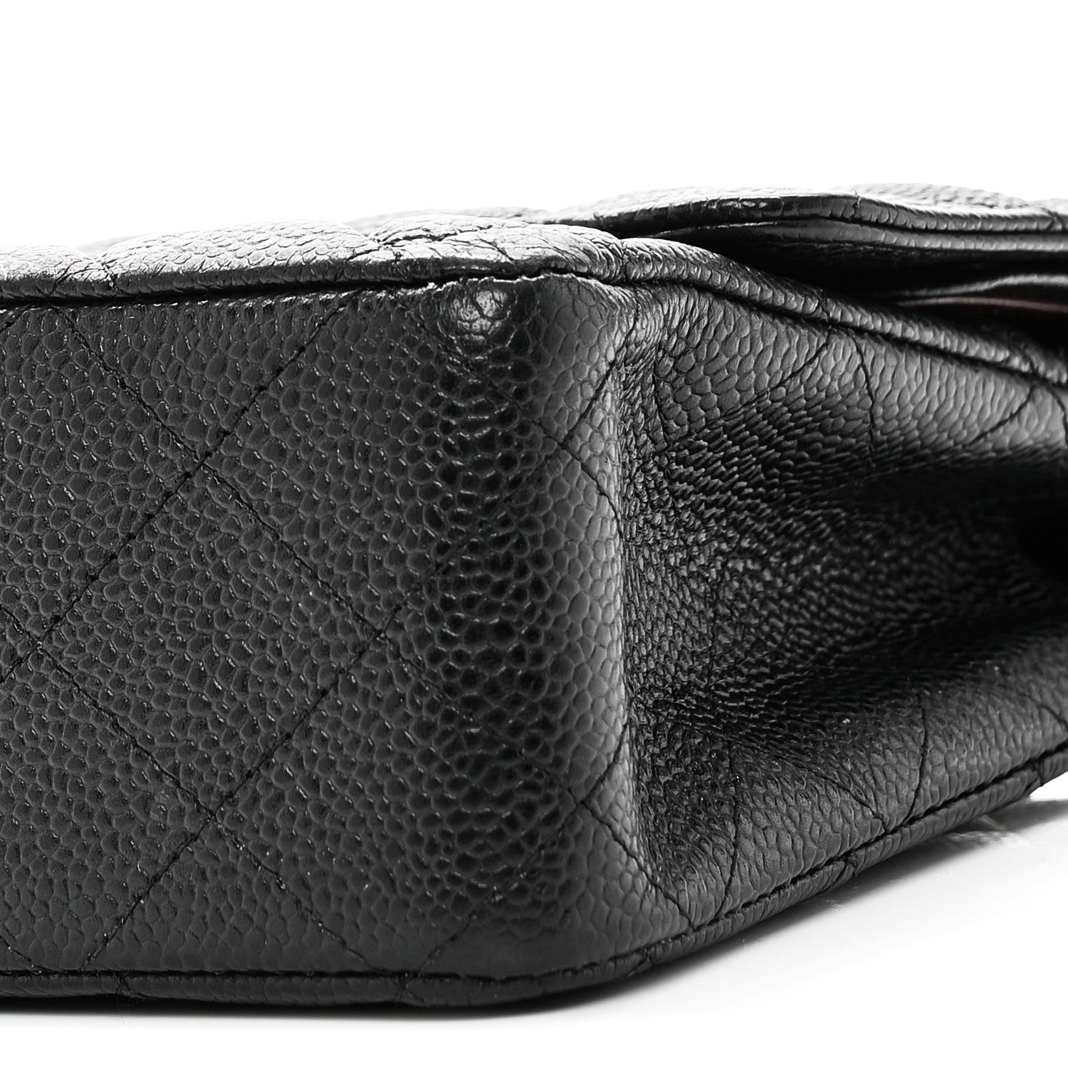 Chanel Caviar Quilted Medium Double Flap Black 10 of 11