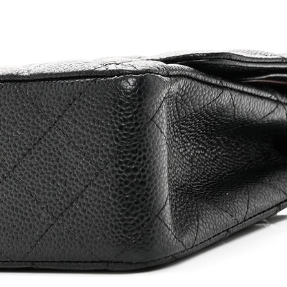 Chanel Caviar Quilted Medium Double Flap Black 10 of 11
