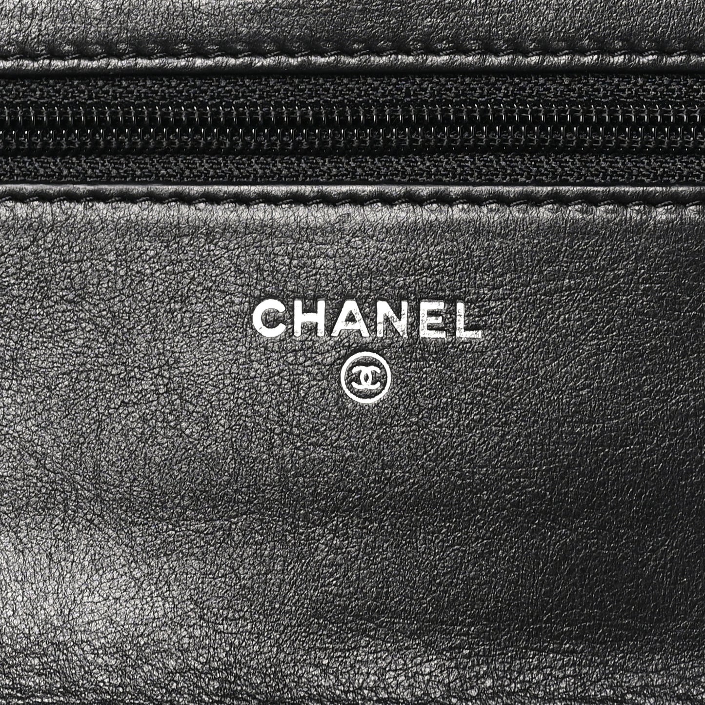Lambskin Quilted Boy Wallet On Chain WOC So Black