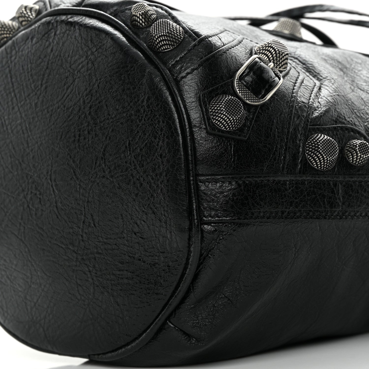 Balenciaga Agneau Arena Small Le Cagole Bucket Bag Black 10 of 11