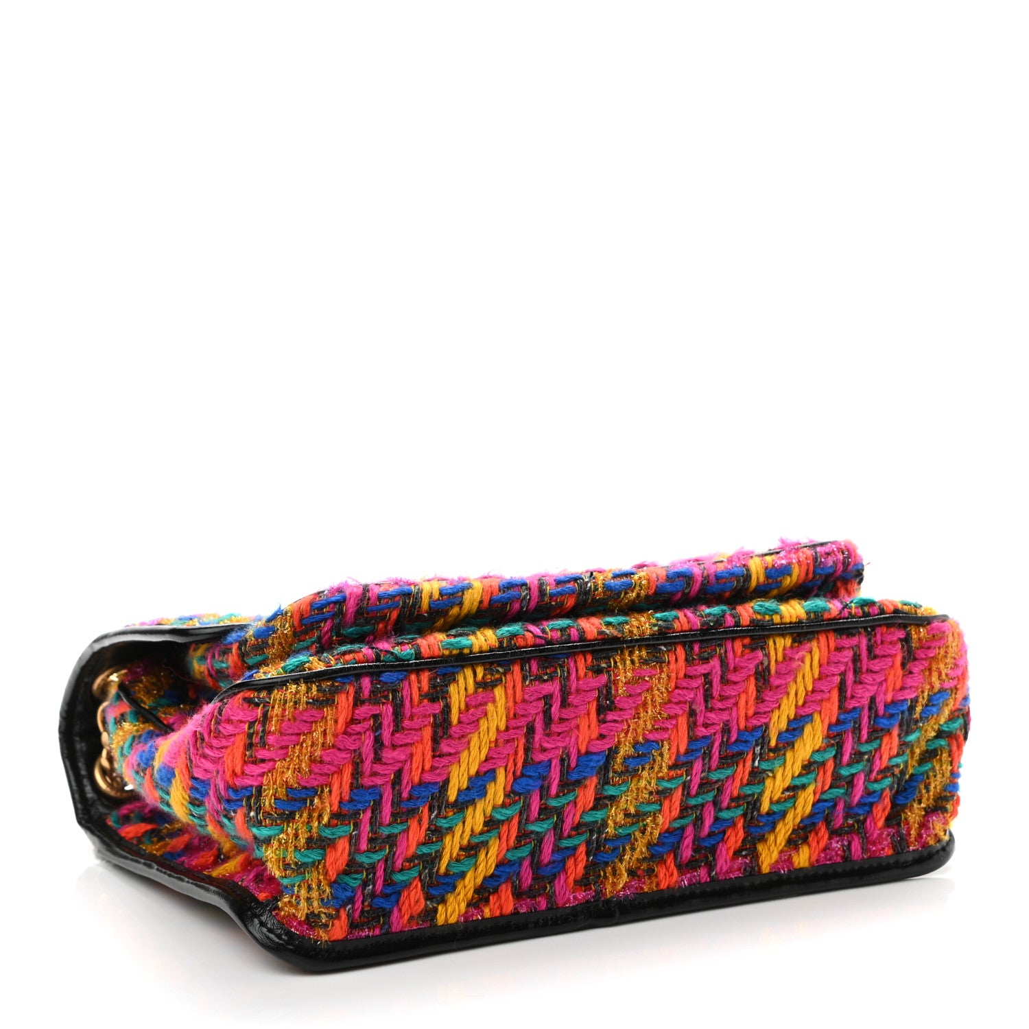 Saint Laurent Tweed Calfskin Matelasse Monogram Medium Niki Chain Satchel Multicolor 4 of 10