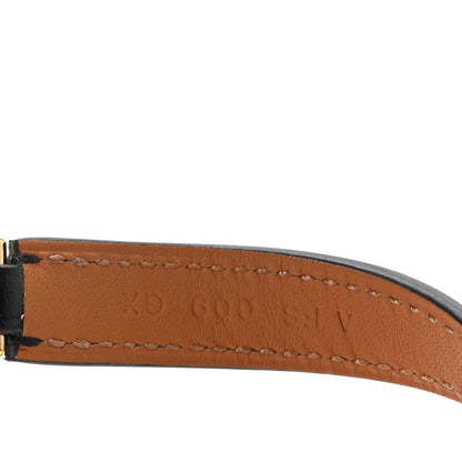 Hermes Swift Rivale Double Tour Bracelet T3 Black 5 of 5