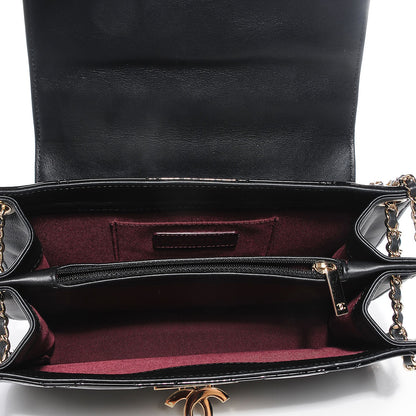 Chanel Patent Golden Class Accordion Flap Bag Black 8 of 8