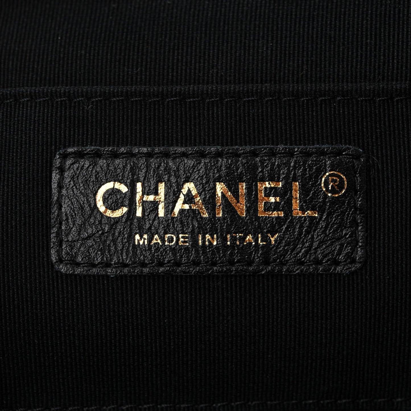 Glazed Aged Calfskin Quilted Small Duma Drawstring Backpack Black