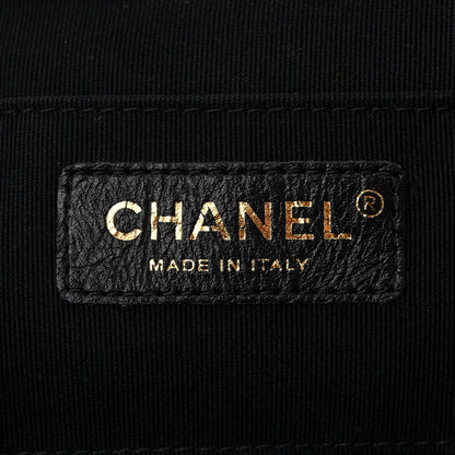 Chanel Glazed Aged Calfskin Quilted Small Duma Drawstring Backpack Black 6 of 10