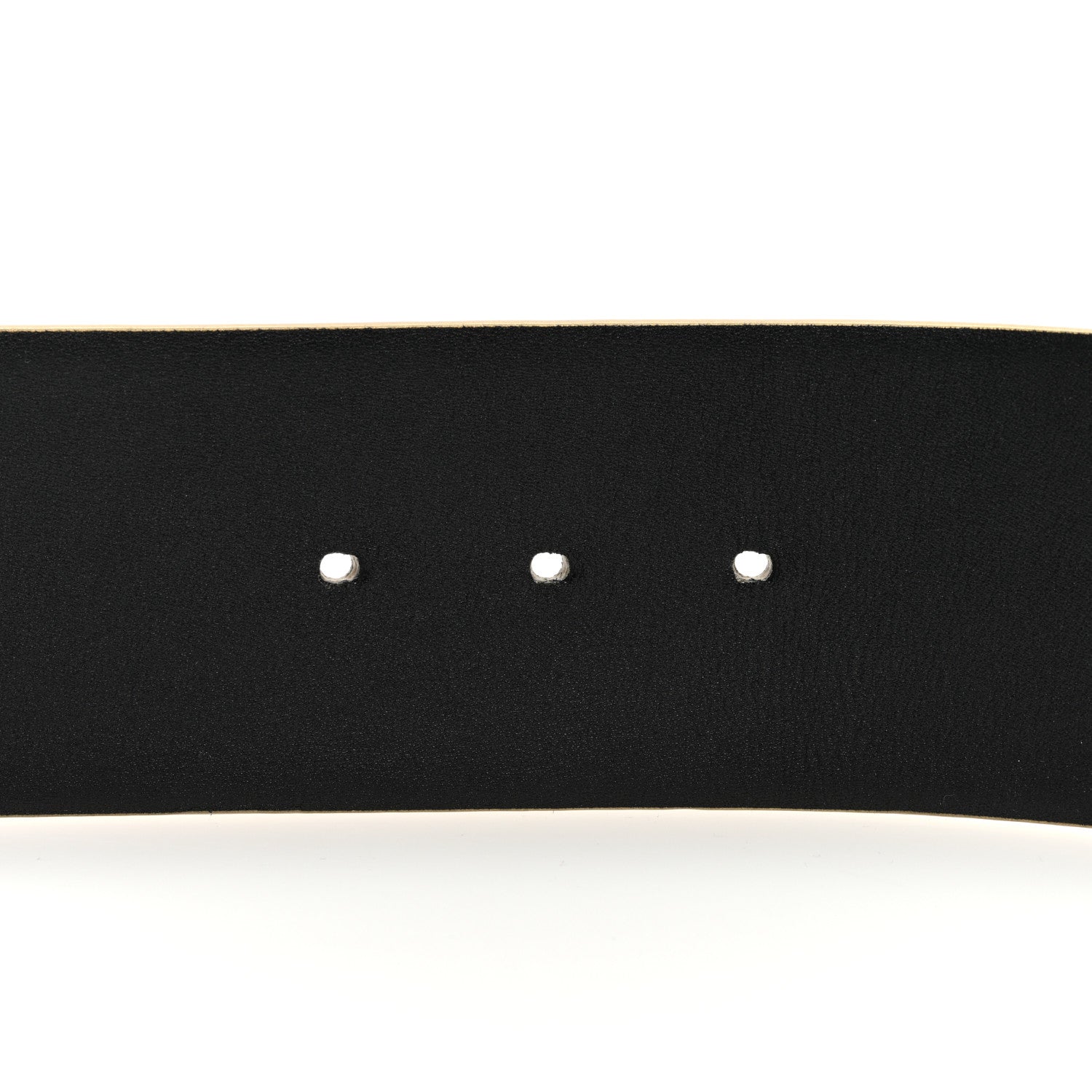 Chanel Metallic Calfskin Logo Belt 85 34 Gold 3 of 4