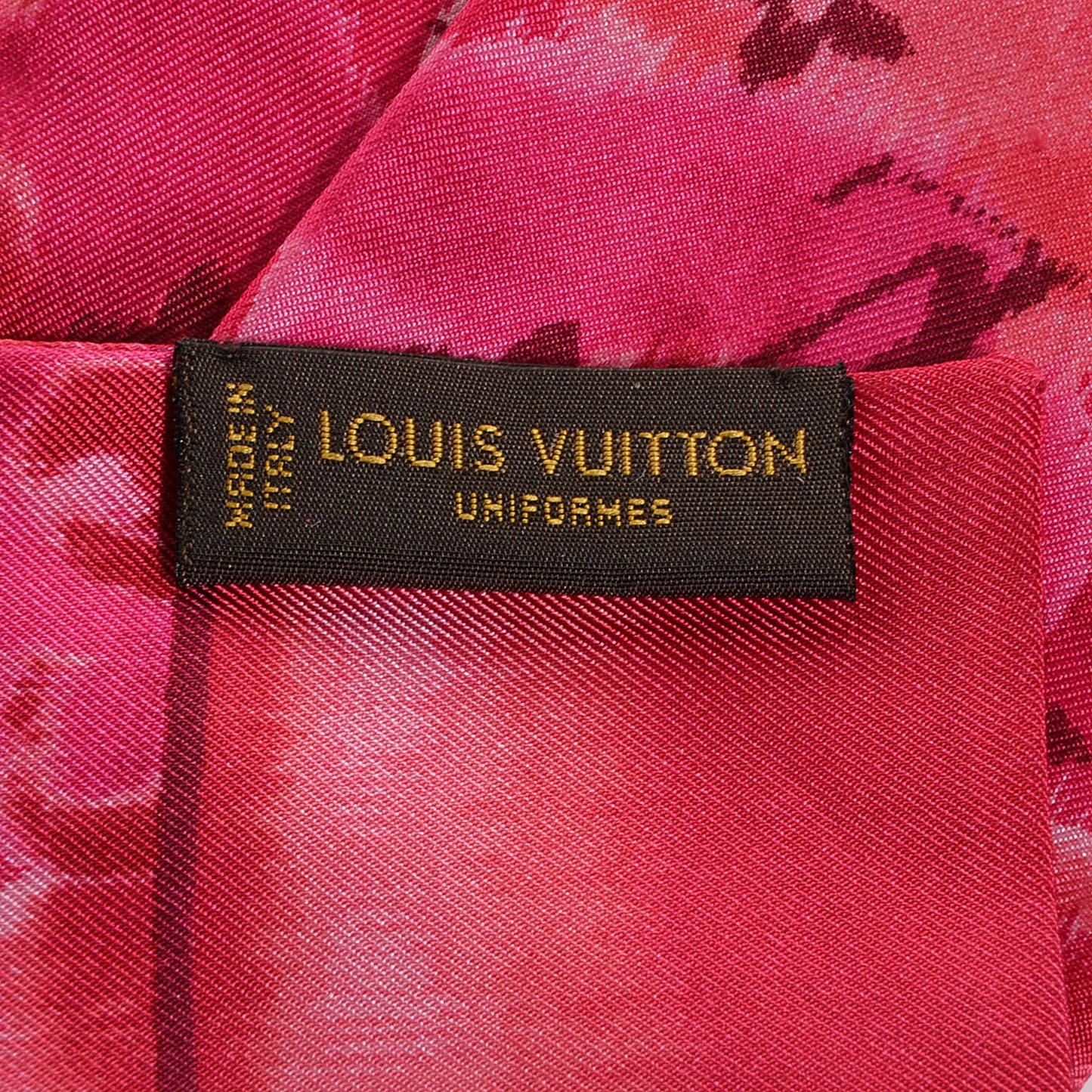 Silk Monogram Ikat Summer Bandeau Rose Indien