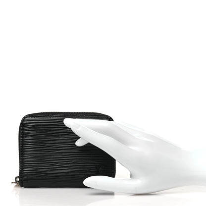 Louis Vuitton Epi Zippy Coin Purse Black 2 of 8