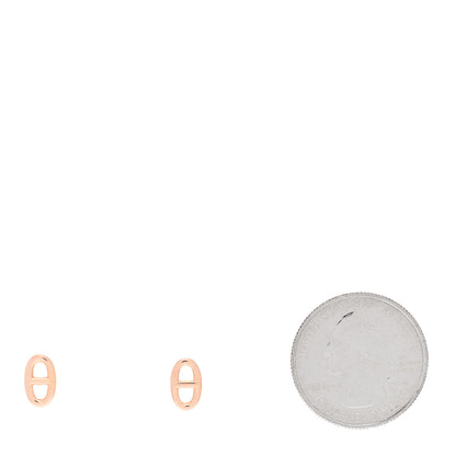 Hermes 18K Rose Gold TPM Farandole Stud Earrings 2 of 5