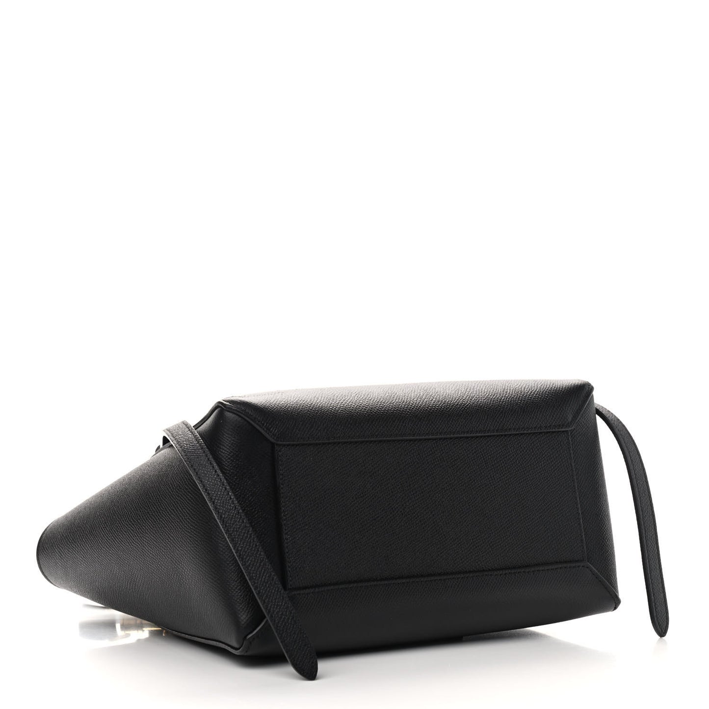 Grained Calfskin Micro Belt Bag Black
