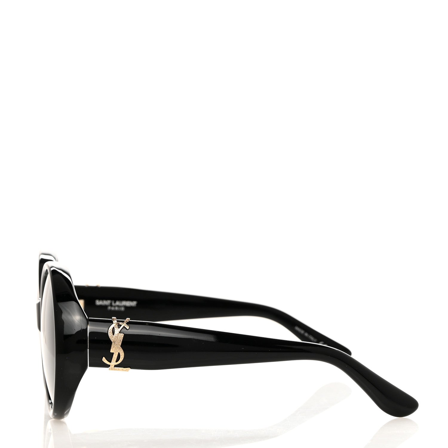 Saint Laurent Round SL M1 Sunglasses Black 4 of 8