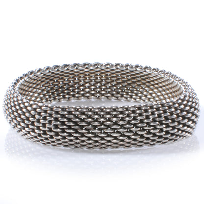 Tiffany Sterling Silver Somerset Mesh Bracelet 1 of 4