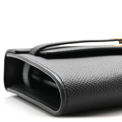 Hermes Epsom Kelly Wallet To Go Black 8 of 9