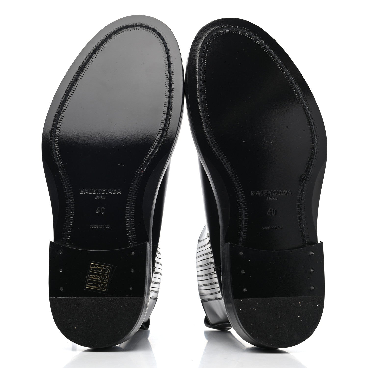 Balenciaga Calfskin Chelsea Boots 40 Black 4 of 4