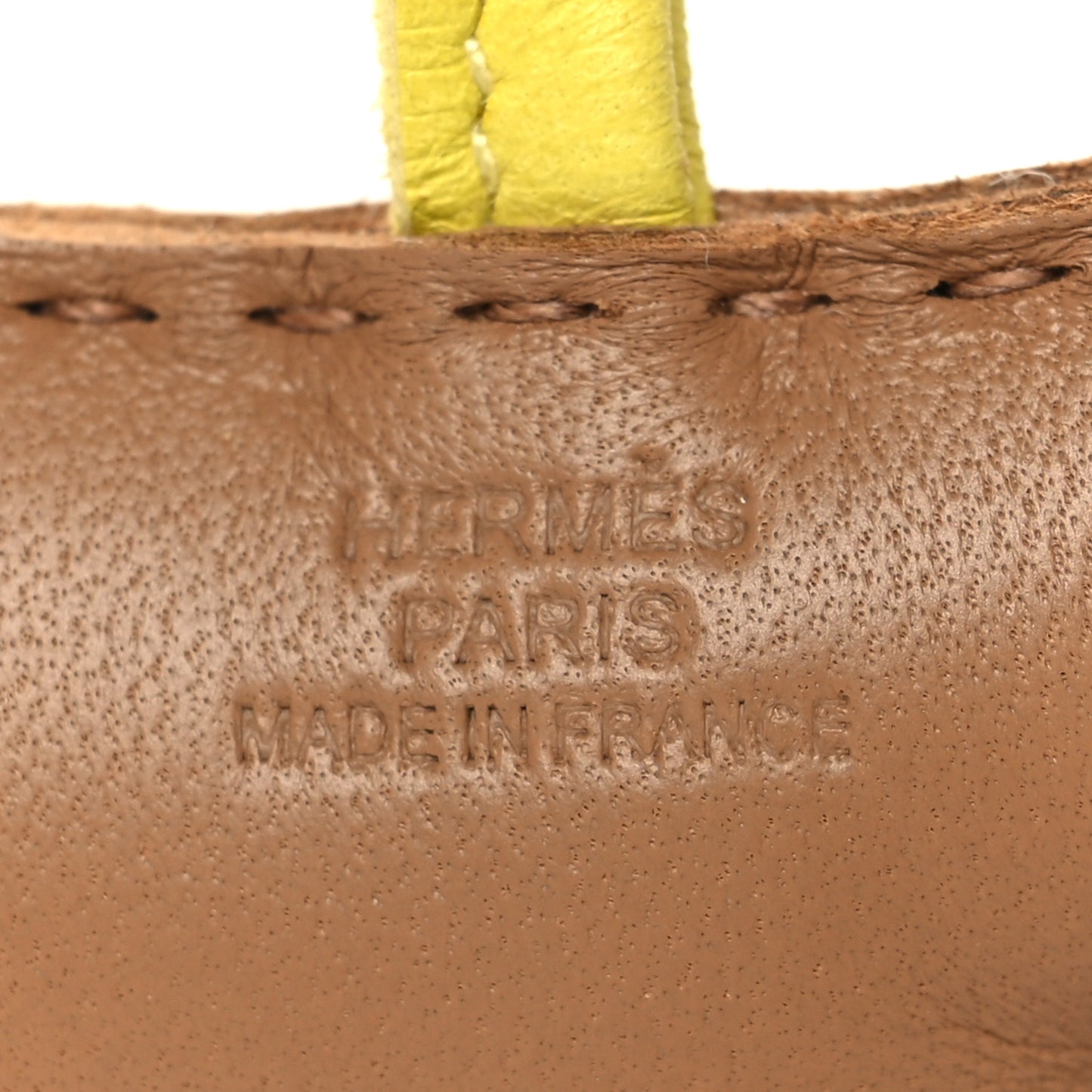 Milo Lambskin Shearling Budy Charm Chai Lime