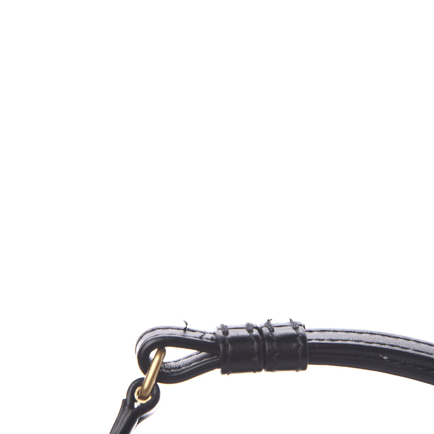 Calfskin Y Quilted Monogram Toy Loulou Crossbody Bag Black