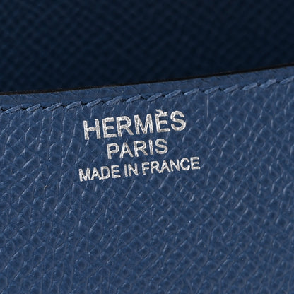 Hermes Epsom Enamel Constance 24 Deep Blue 7 of 14