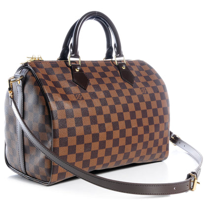 Louis Vuitton Damier Ebene Speedy Bandouliere 30 3 of 8