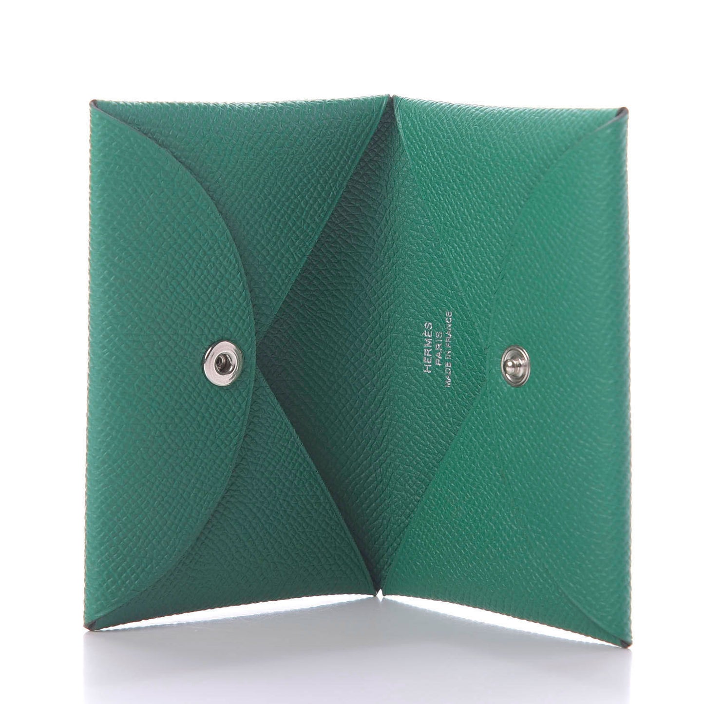 Epsom Calvi Card Case Vert Vertigo