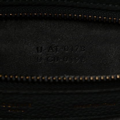 Celine Drummed Calfskin Mini Luggage Kohl 7 of 11
