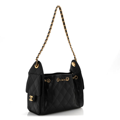 Chanel Caviar Quilted Mini Chanel 25 Handbag Black 3 of 11