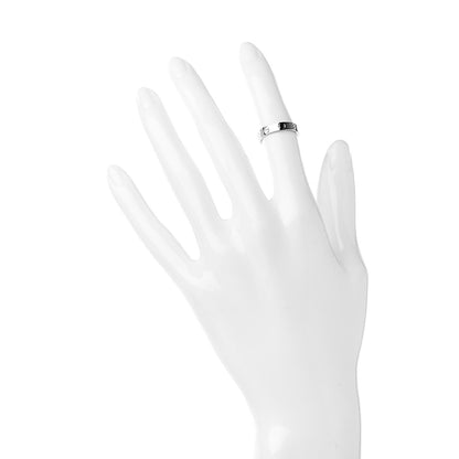 Cartier 18K White Gold 3.5mm LOVE Wedding Band Ring 47 4 2 of 4
