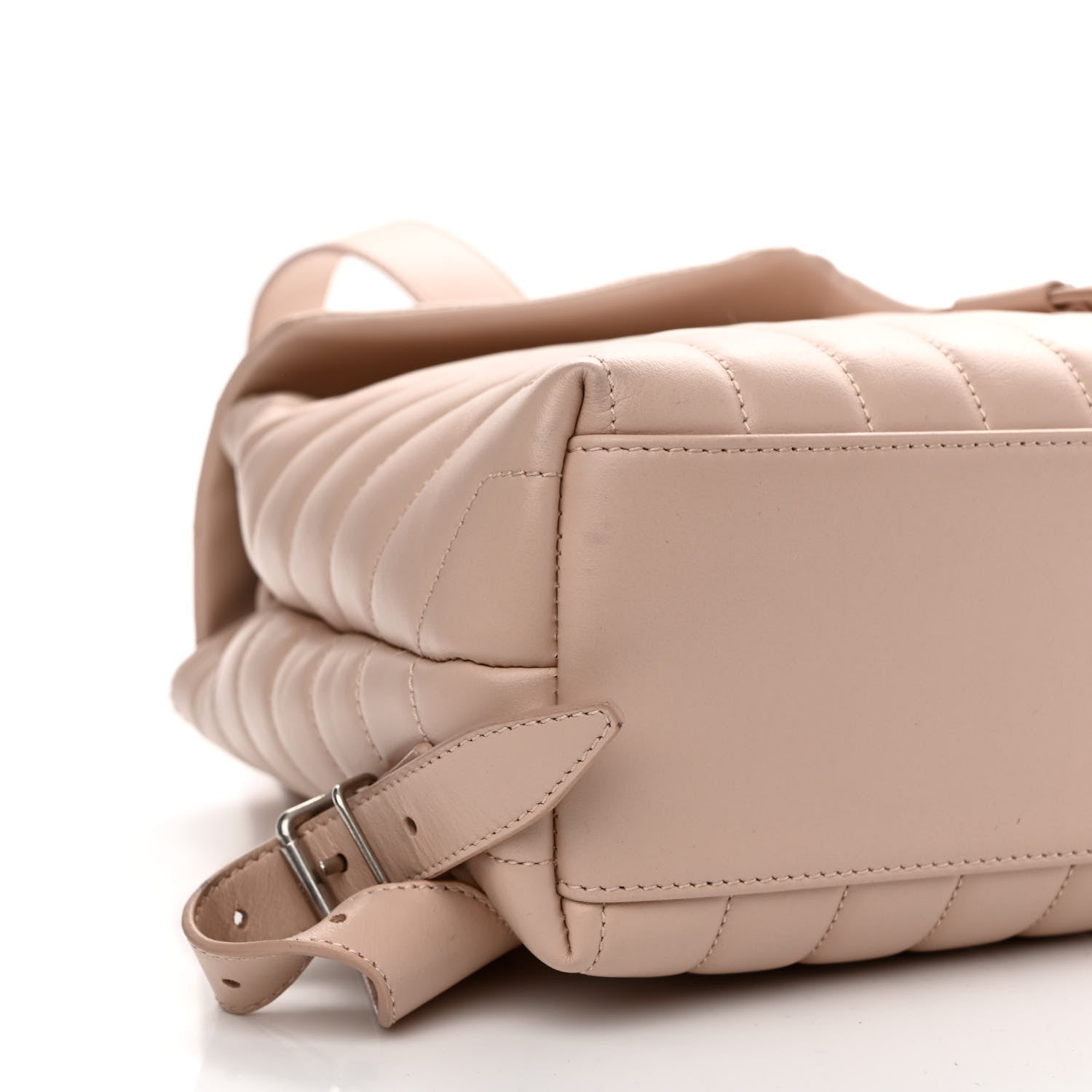 Saint Laurent Calfskin Y Quilted Monogram Small Loulou Backpack Marble Pink 9 of 11