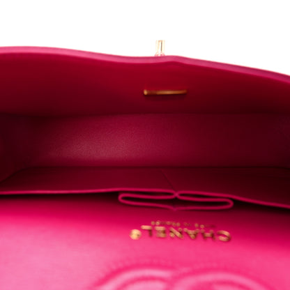 Chanel Caviar Quilted Small Double Flap Fuchsia 8 of 19