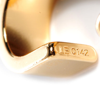 Louis Vuitton Creole Gimme A Clue Hoop Earrings PM 4 of 5