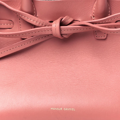 Mansur Gavriel Calfskin Mini Mini Sun Bag Blush 6 of 8