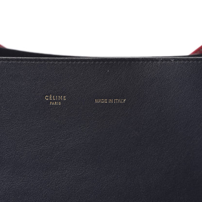 Celine Shiny Smooth Calfskin Small Twisted Cabas Black Light Copper 8 of 12