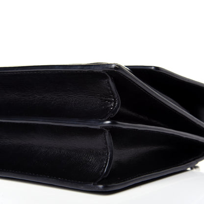 Saint Laurent Calfskin Medium Monogram Sunset Black 9 of 9