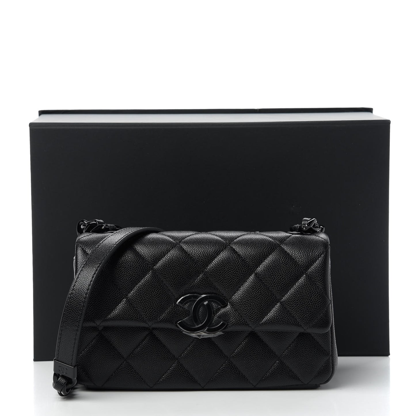 Caviar Quilted My Everything Small Flap Black