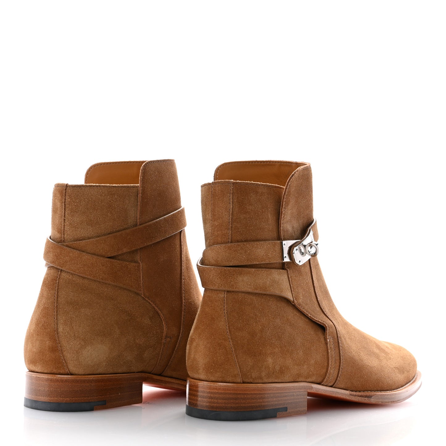 Veau Velours Mens Fortune Ankle Boots 42 Brun Fume
