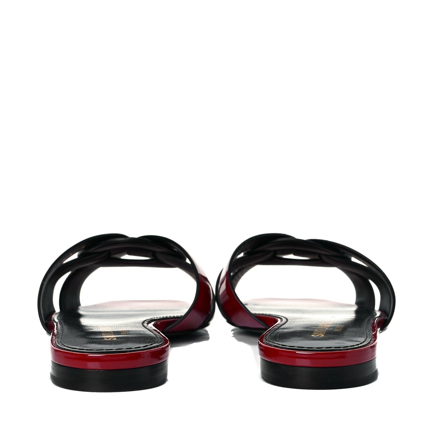 Patent Tribute 05 Slide Sandals 36.5 Red