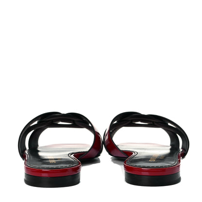 Saint Laurent Patent Tribute 05 Slide Sandals 36.5 Red 6 of 9