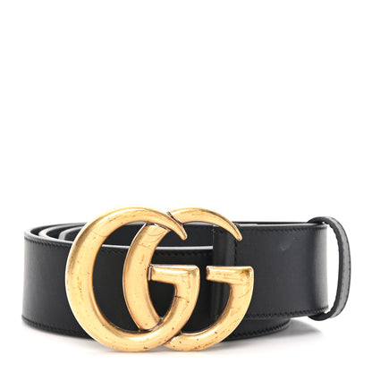 Gucci Calfskin Double G 40mm Belt 85 34 Black 1 of 5