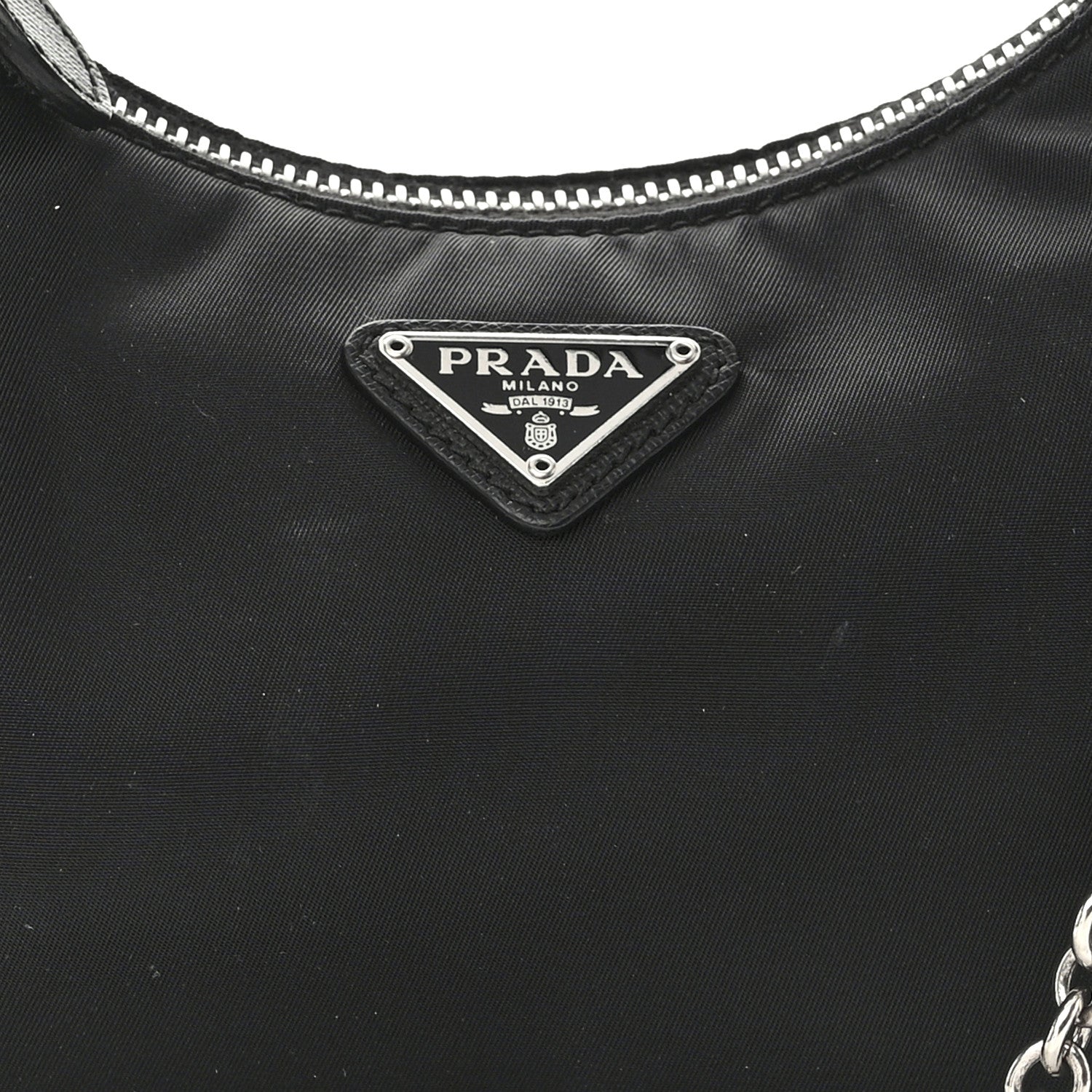 Prada Nylon Re-Edition 2005 Shoulder Bag Black 9 of 11