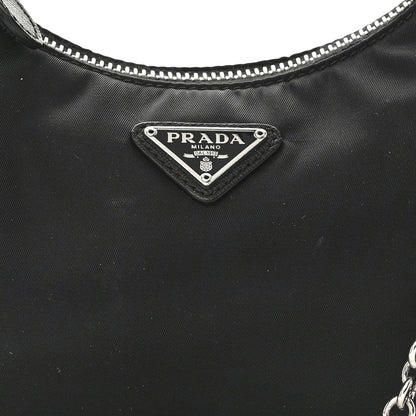 Prada Nylon Re-Edition 2005 Shoulder Bag Black 9 of 11
