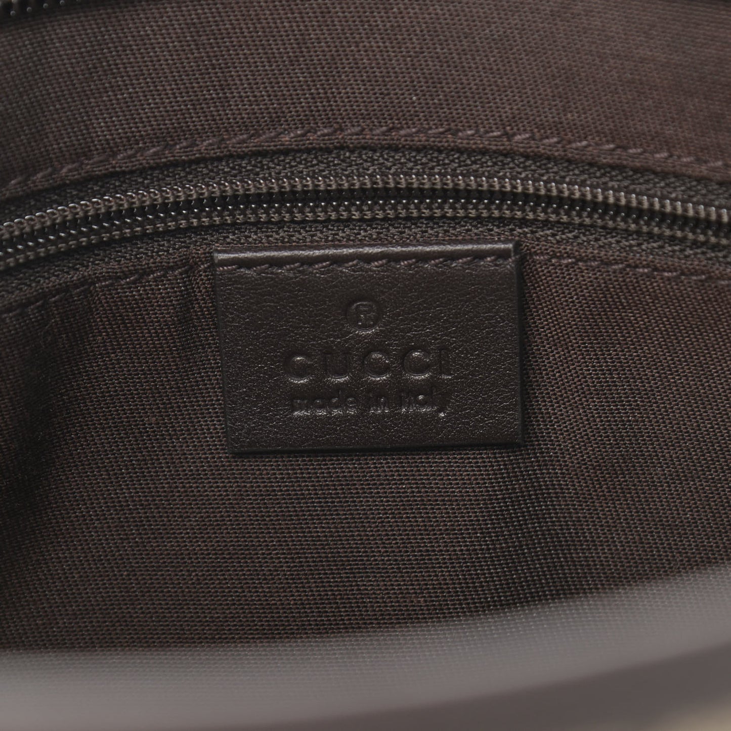 GG Plus Monogram Medium Flat Messenger Bag Dark Brown
