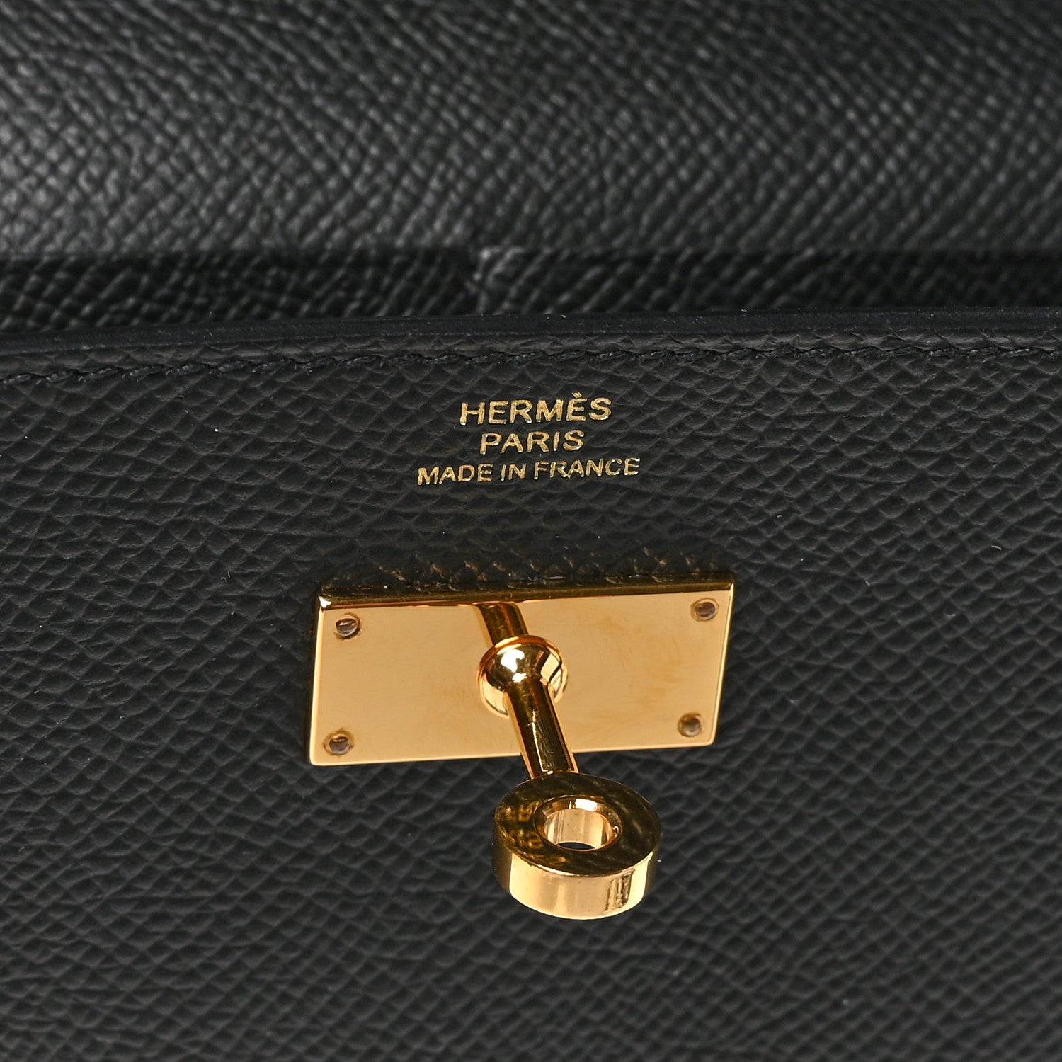 Hermes Epsom Kelly Wallet To Go Black 6 of 11