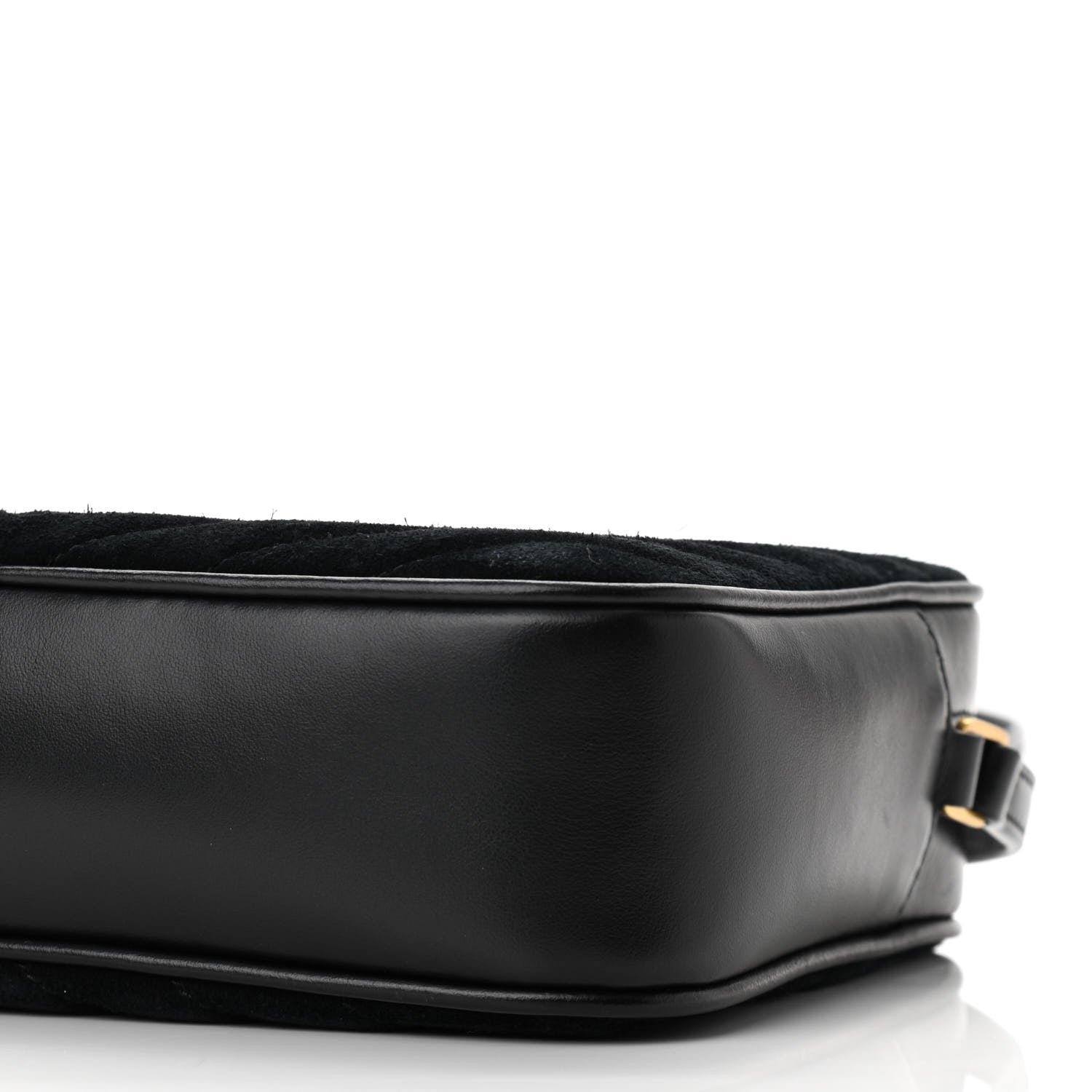 Saint Laurent Suede Calfskin Monogram Lou Camera Bag Black 9 of 10