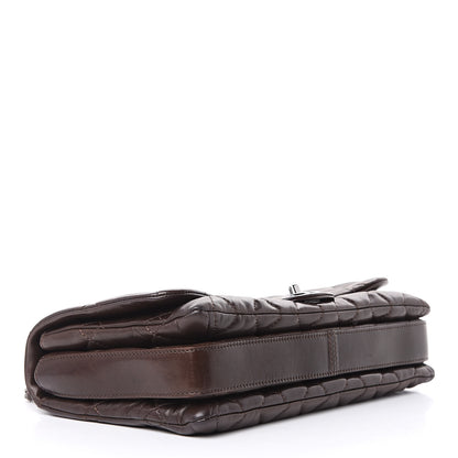 Chanel Lambskin Quilted Large 3 Flap Brown 4 of 16