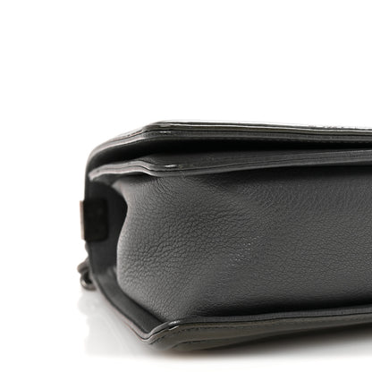 Chanel Goatskin Patent Quilted New Medium Boy Flap Grey 9 of 10