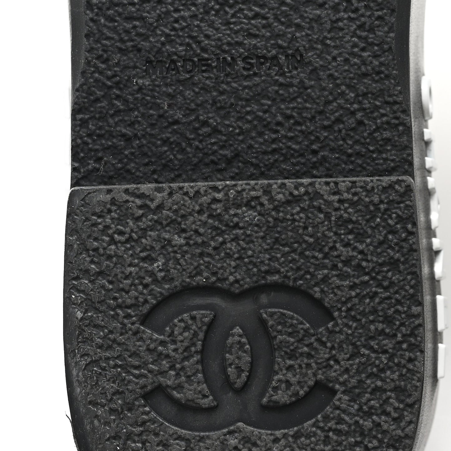 Lambskin Quilted CC Espadrille Slip On Sandals 36 Black