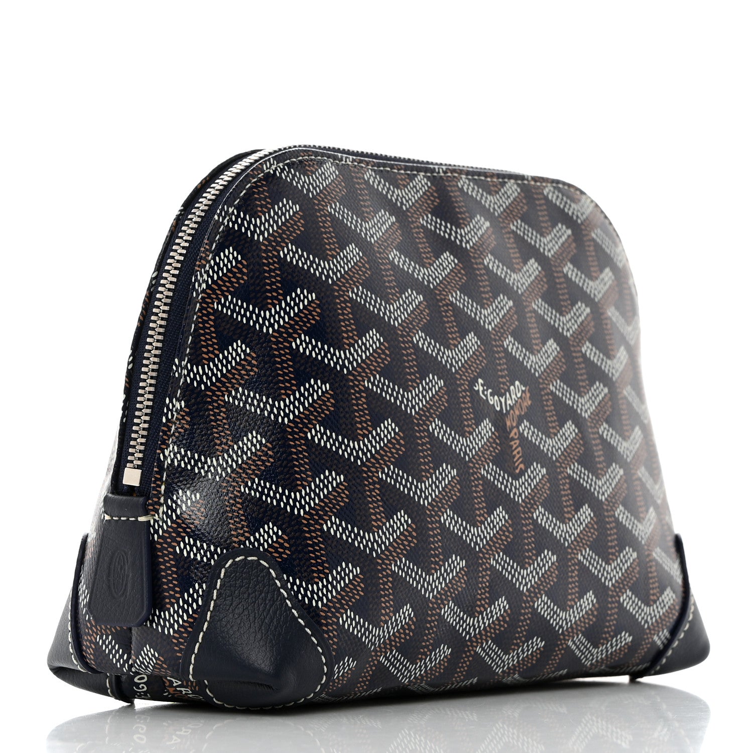 Goyard Goyardine Vendome Toiletry Pouch Navy 3 of 6