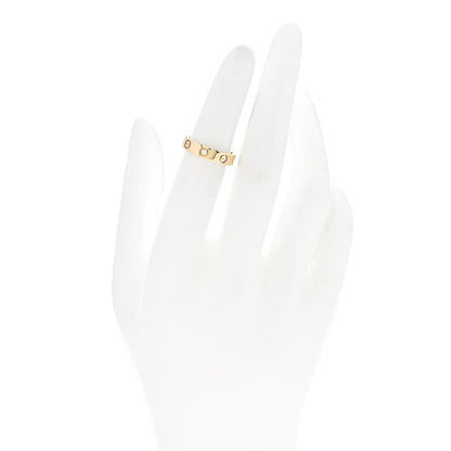 Cartier 18K Yellow Gold Diamond 4mm LOVE Wedding Band Ring 48 4.5 2 of 4