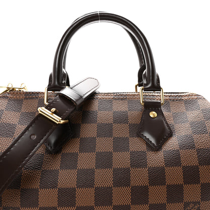 Louis Vuitton Damier Ebene Speedy Bandouliere 25 8 of 10
