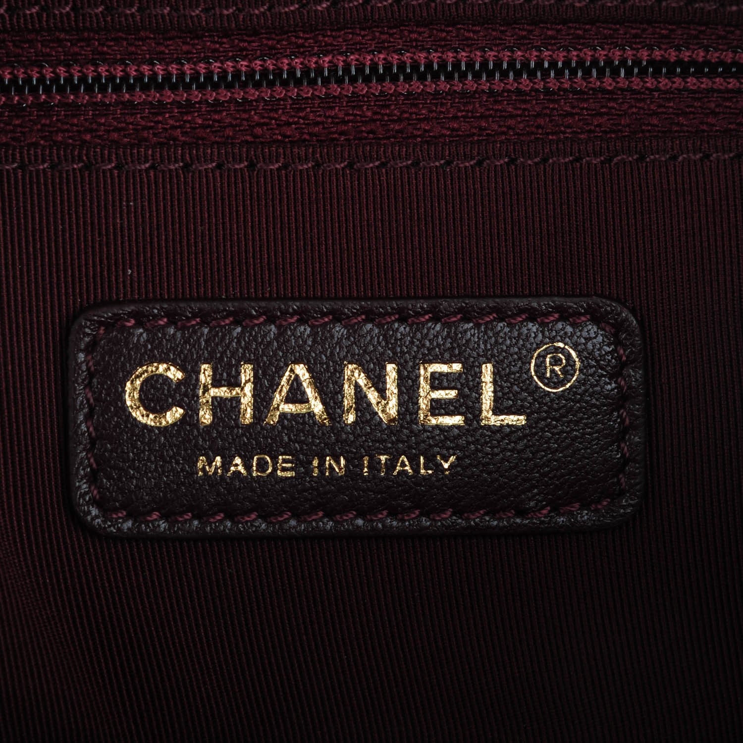 Chanel Calfskin Chevron Camera Case Dark White 6 of 9